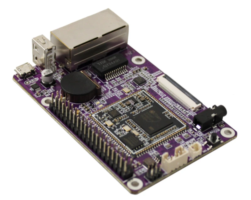 Purple Pi R1 - Dual Network Ports: Ideal Embedded Platform for Students and Developers - Buildroot