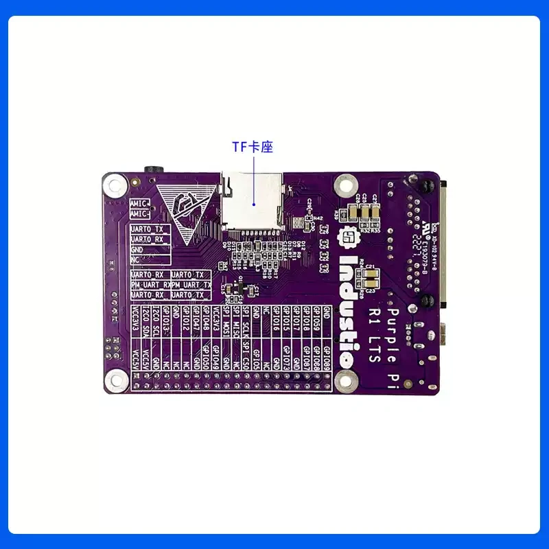 Purple Pi R1 - Dual Network Ports: Ideal Embedded Platform for Students and Developers - Buildroot