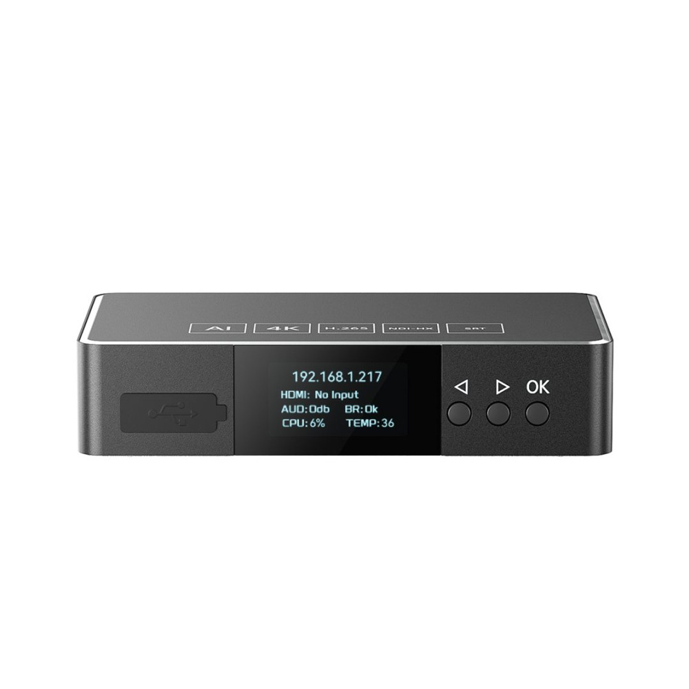 LinkPi ENC1V3P -  4K30 HDMI NDI Encoder, Built-in Tally Light Support PoE Power, RTSP/RTMP/HTTP/HLS