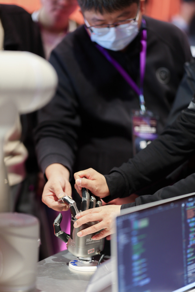 RUI RY-H1/H2 High-precision 15DOF/6DOF Bionic Dextrous Hand with Force-position Hybrid Control Algorithm