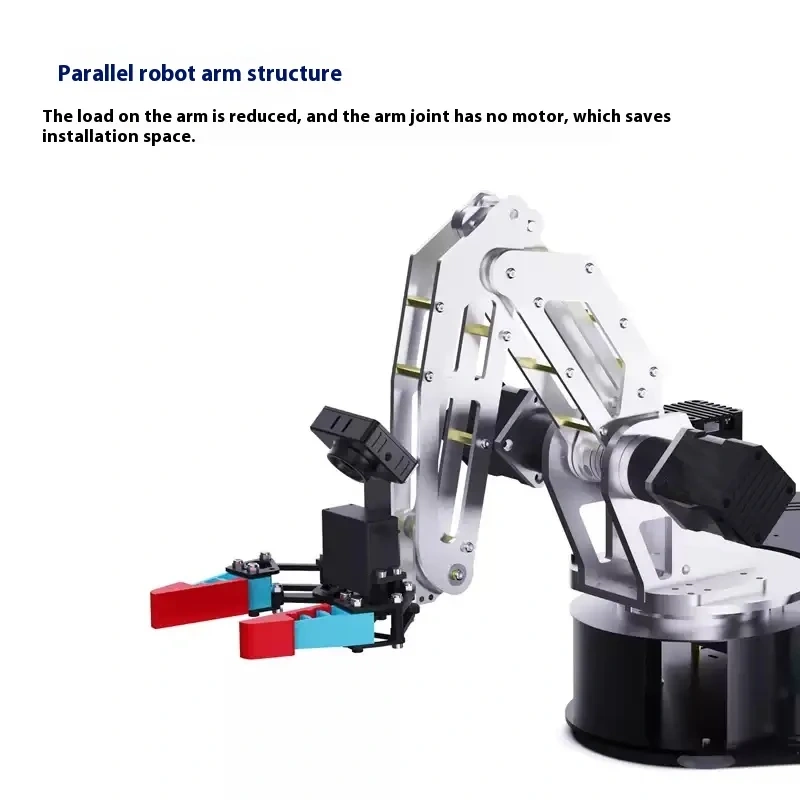 ROS intelligent robotic Arm, Stepper Motor Drive Control integrated Raspberry pi / Jetson Nano / Orin Nano / Orin Nx programming AI vision recognition - A280