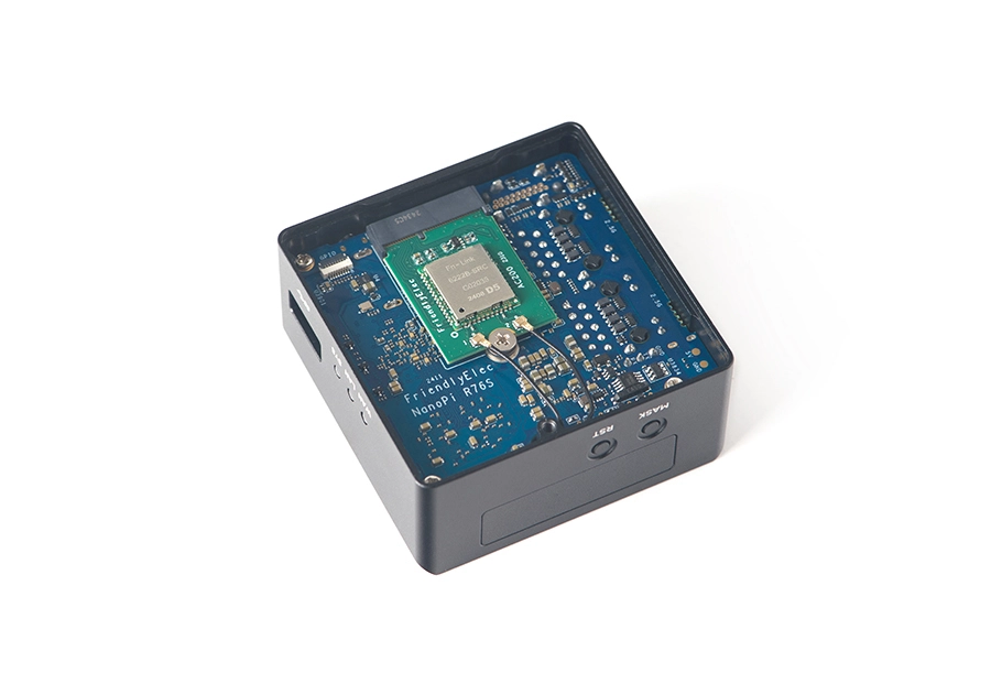 youyeetoo FriendlyElec Nanopi R3S Mini Router, 2GB LPDDR4X, 0/32 GB eMMC, RK3566 Soc, OpenWRT mit Dual-Gbps Ethernet, für IOT NAS Smart Home Gateway, Tragbares Reisen