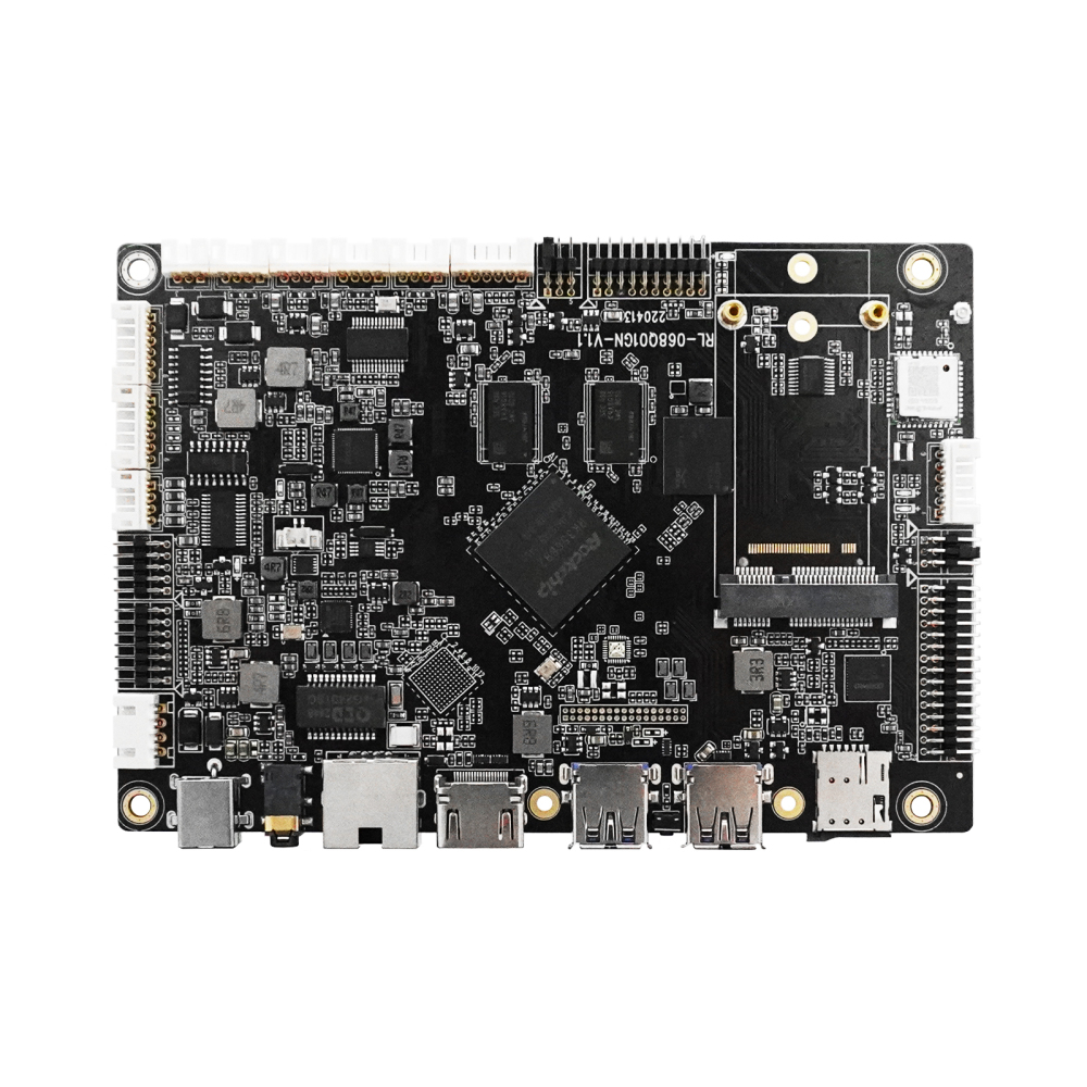 RL-068Q01GN Digital Signage Motherboard, RK3568, 4G/5G Optional, Dual-screen Display, Infrared Remote Support