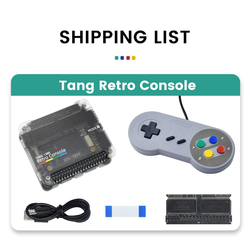 Sipeed Tang Console: Versatile FPGA Board Supporting Retro Gaming and Industrial Applications - High-Performance FPGA Development Platform with PCIe and USB3.0 for AIoT Projects