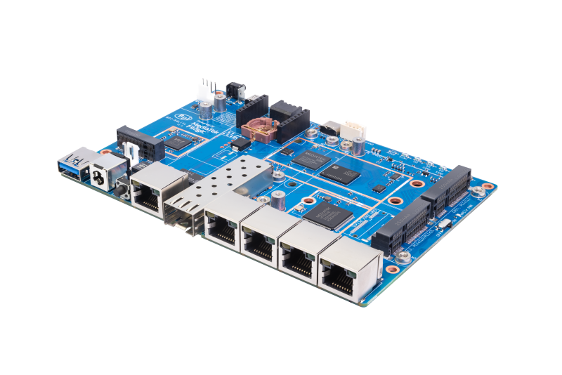 Banana Pi BPI-R4 Lite - 2.5G SFP & RJ45 WAN, 4x 1G LAN, Superior Network Connectivity Industrial Single-board Computer - OpenWrt Router