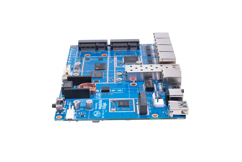 Banana Pi BPI-R4 Lite - 2.5G SFP & RJ45 WAN, 4x 1G LAN, Superior Network Connectivity Industrial Single-board Computer - OpenWrt Router