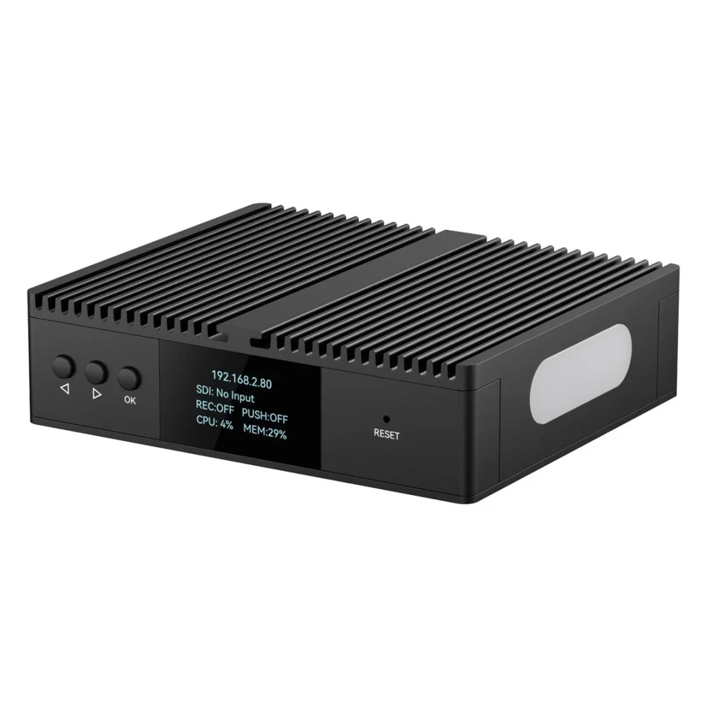 Linkpi ENCS1Pro 4K Video Encoder, 12G-SDI, H.265, SRT & NDI HX Support, Compact Codec Box