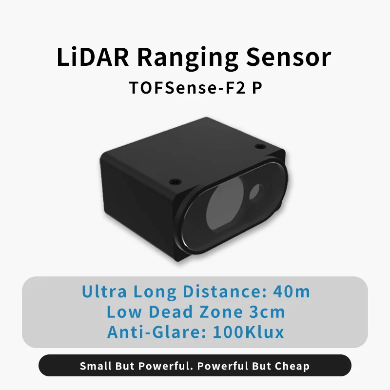 Nooploop TOFSense-F2 PH 40m dTOF Laser Distance Sensor IP68 Waterproof & 100klux Sunlight-Proof for Drone, Robot, Outdoor IoT