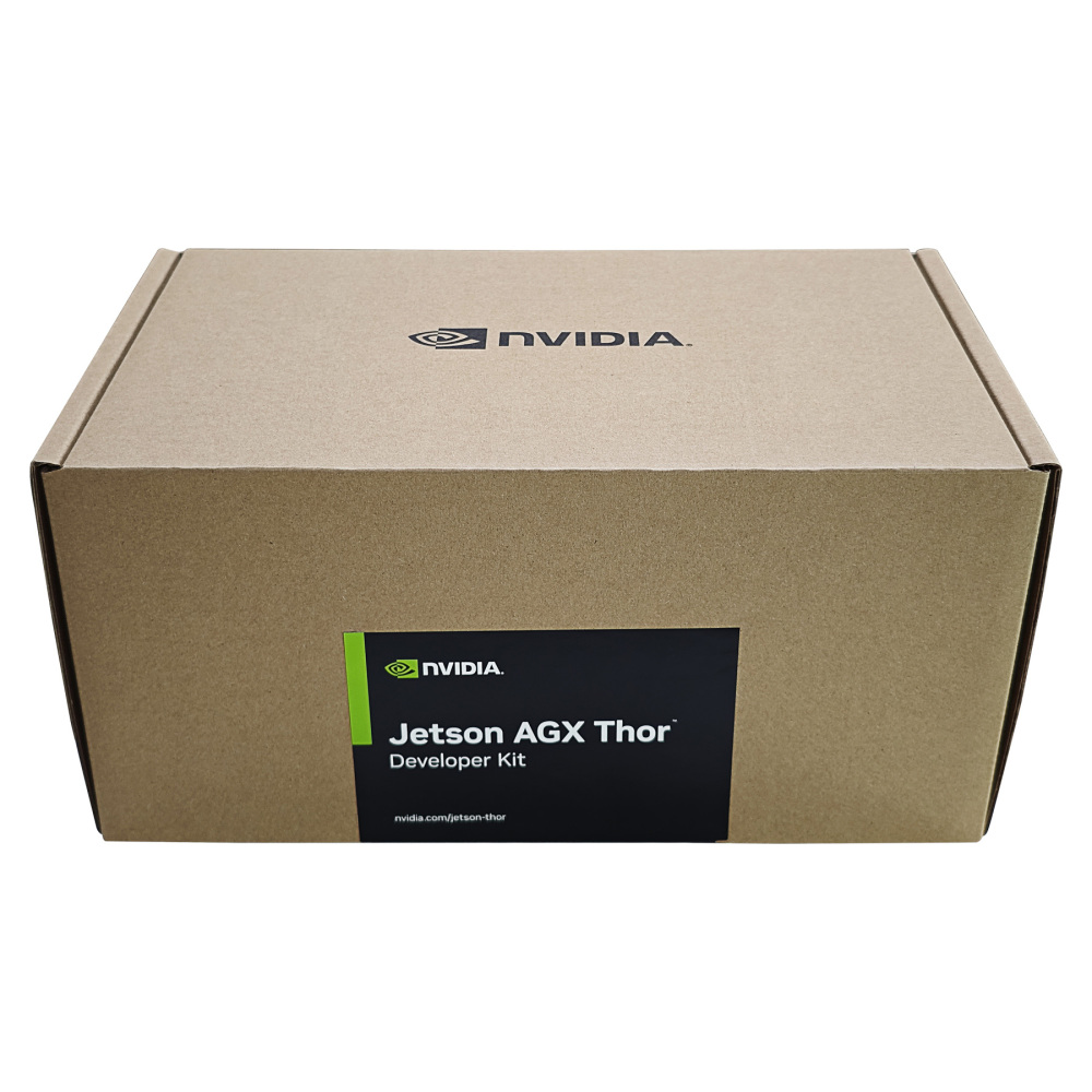 NVIDIA Jetson Thor AGX Edge AI Computer, 128 GB LPDDR5X, 2070-TFLOPS Blackwell GPU, 40-130 W Power for Humanoid & AMR Robots