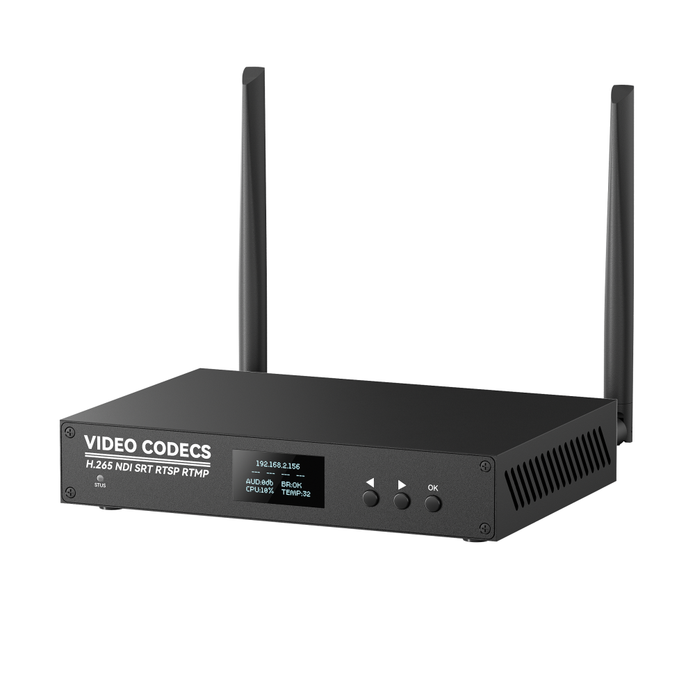 LinkPi ENCSH V2, 4K30 All-in-1 Encoder & Decoder｜NDI®|HX SRT RTMP PoE USB Record for YouTube Twitch OBS vMix