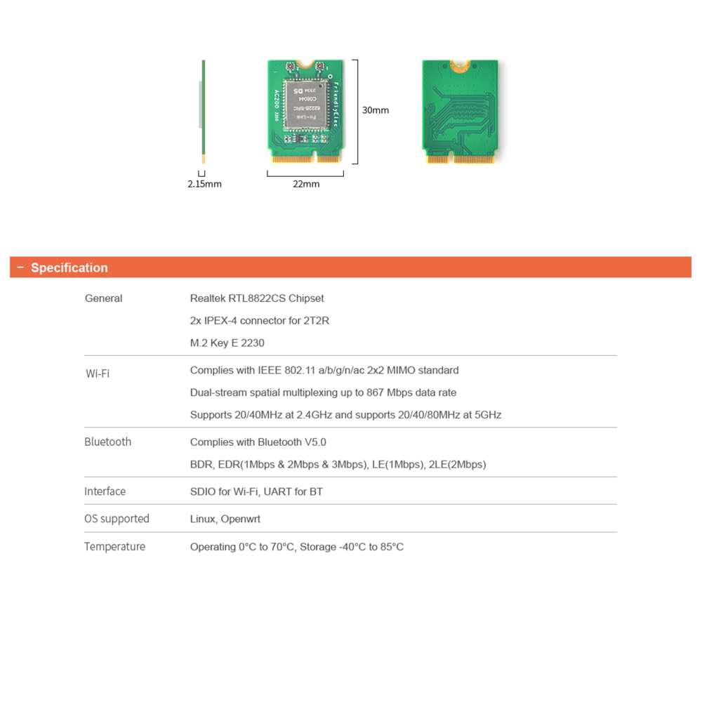 NanoPi R76S RK3576 Router Development Board - Dual 2.5Gbps Ethernet, 4GB LPDDR4X, 32GB eMMC, HDMI 2.0, USB 3.2, M.2 Slot - Ideal for Soft Routers & IoT