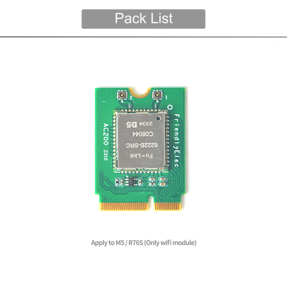 NanoPi R76S RK3576 Router Development Board - Dual 2.5Gbps Ethernet, 4GB LPDDR4X, 32GB eMMC, HDMI 2.0, USB 3.2, M.2 Slot - Ideal for Soft Routers & IoT