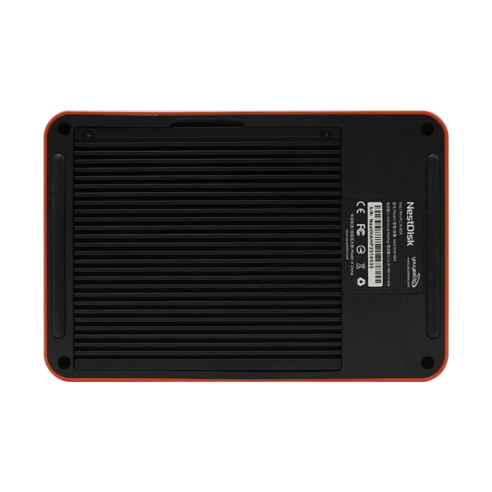 youyeetoo NestDisk Mini PC NAS 4-Bay NVMe SSD, Intel N150 Quad-Core 12GB DDR5, Dual 2.5GbE, Triple 4K@60Hz HDMI & USB-C, Personal Cloud Router Barebone