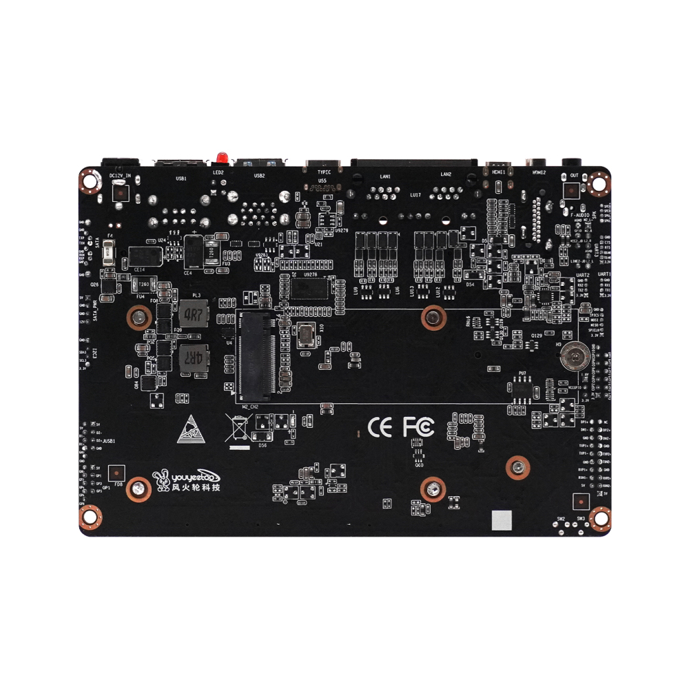 Youyeetoo K1, Palm-Sized x86 Edge Computer | Intel 12th Gen N100 Mini PC with Dual Gigabit LAN, Dual 4K HDMI, M.2 NVMe/SATA, 8 GB LPDDR5, Industrial GPIO, Windows/Linux Ready