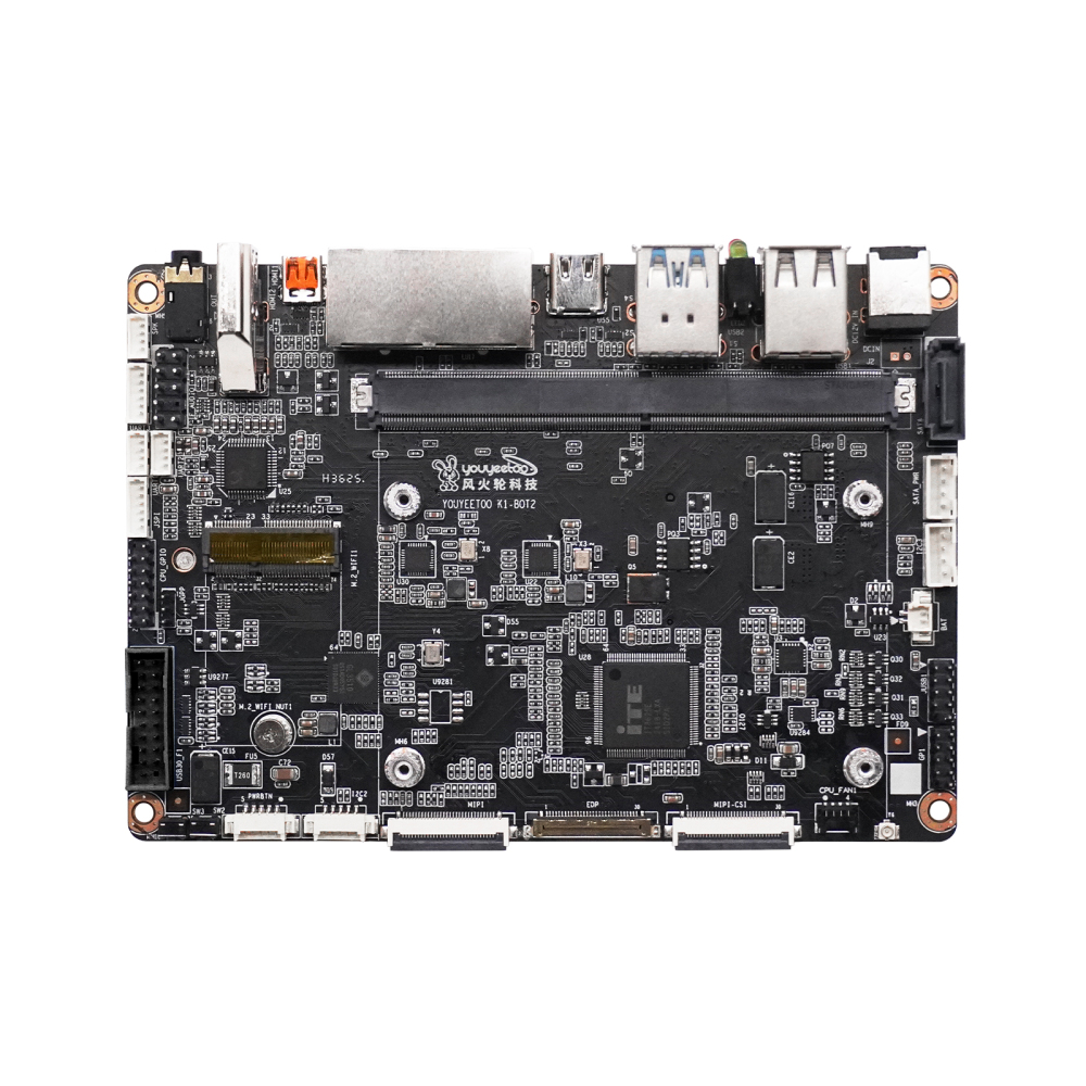 Youyeetoo K1, Palm-Sized x86 Edge Computer | Intel 12th Gen N100 Mini PC with Dual Gigabit LAN, Dual 4K HDMI, M.2 NVMe/SATA, 8 GB LPDDR5, Industrial GPIO, Windows/Linux Ready