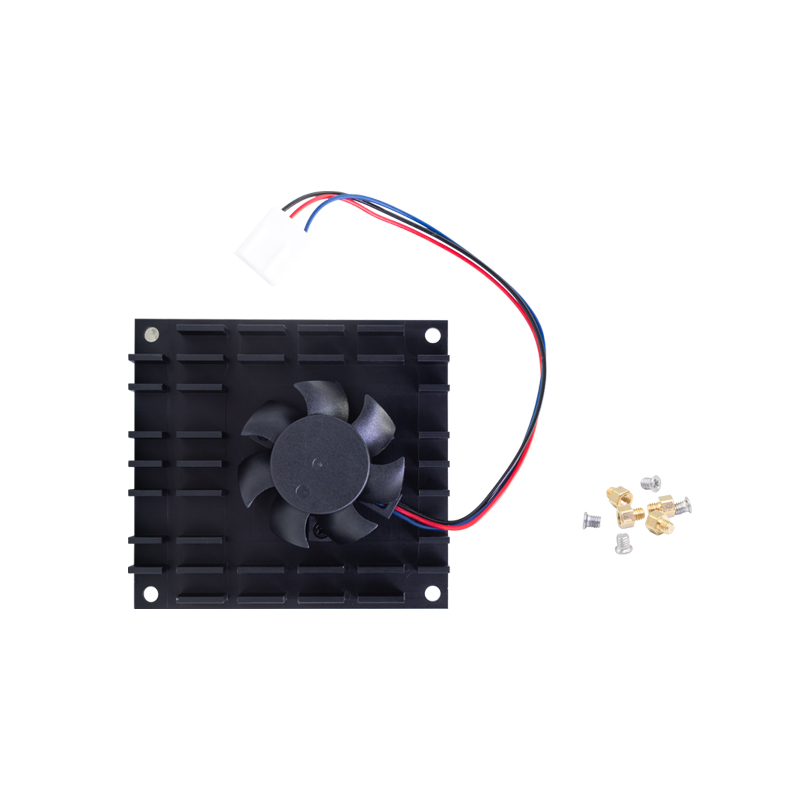 BananaPi Compatible with BPI R4 Pro 4010HM Cooling Fan, 5020HA Cooling Fan, BE14 WIFI7 Heatsink, BE14 WIFI7  Cooling Fan, and Metal case
