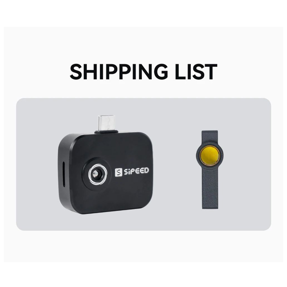 Sipeed T256s AI Thermal Camera - 256x192 IR Sensor with 640x480 AI Super-Resolution, Standalone Touchscreen Thermal Imager for Electronics Repair & Industrial Inspection