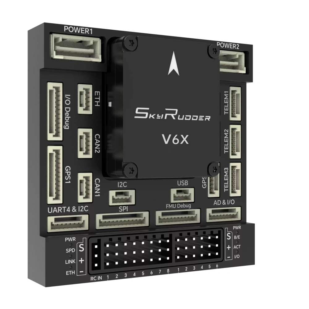 Haizhi Sky Rudder HD-V6X Industrial Flight Controller PX4 V6X STM32H753 IMU Triple Redundancy Autopilot