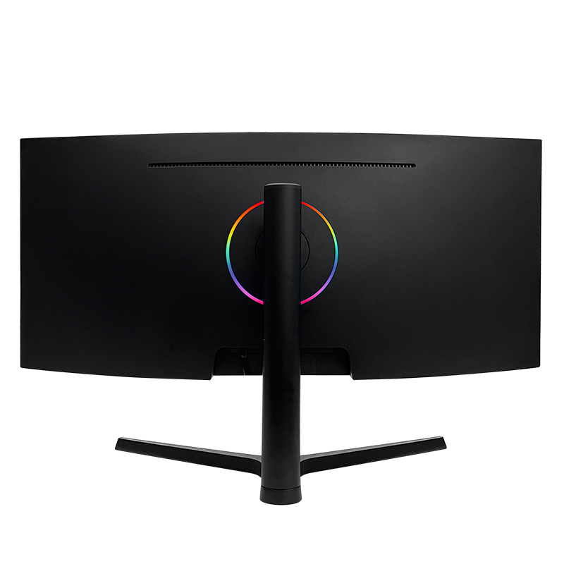 34inch Curved Monitor with Circle Lamp