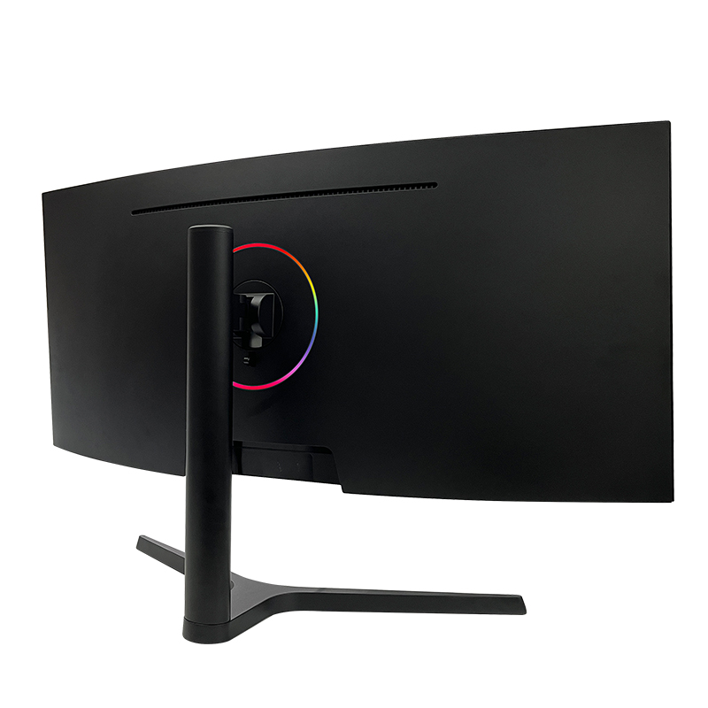 34inch Curved Monitor with Circle Lamp