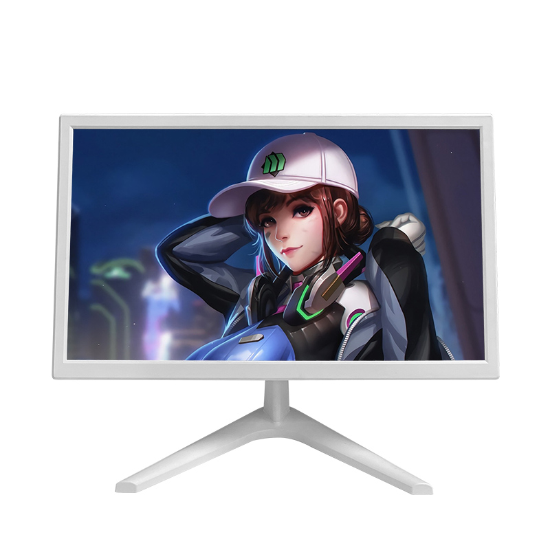 17inch 60Hz White PC Monitor with V Shape Base