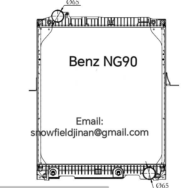 Benz NG93 radiator,OEM:6525014501