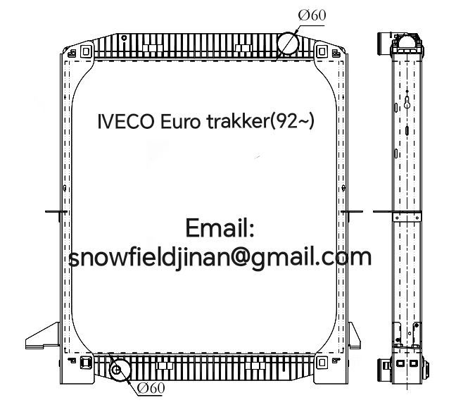 IEVCO Euro trakker(92-) radiator