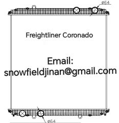 Freightliner truck radiator OEM:BHT75048