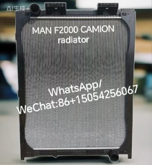 Truck radiator for MAN F2000