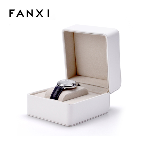 FANXI customer factory direct sales of black fashion jewelry packaging PU watch box
