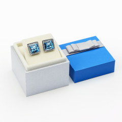 FANXI H031 Square encircled strip monofilament belt box ring jewelry box