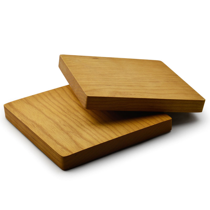 FANXI Accept Custom Solid Wood Jewelry Display Creamy White Dark Grey Microfiber Ring Display Tray