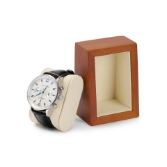 FANXI Custom Watch Display Stand Microfiber solid Wood Jewelry Window Display Set