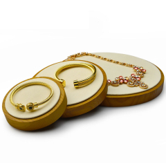 FANXI Factory Jewelry Packaging & Display Solid Wood Ring Necklace Earring Display Stand