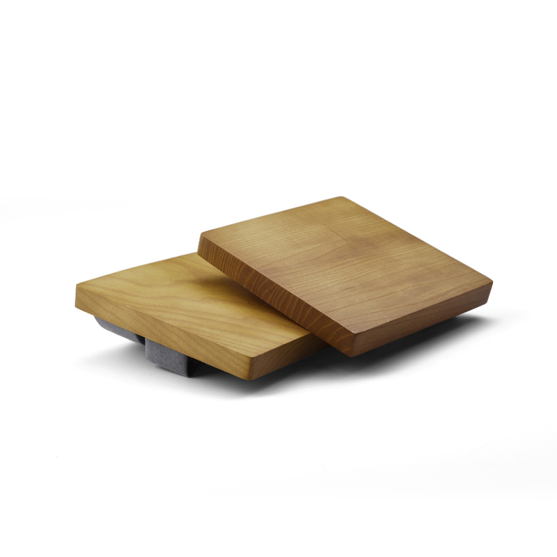 FANXI Factory Wholesale Multi-function Wooden Jewelry Display Tray With Microfiber Insert Watch Ring Necklace Jewelry Tray