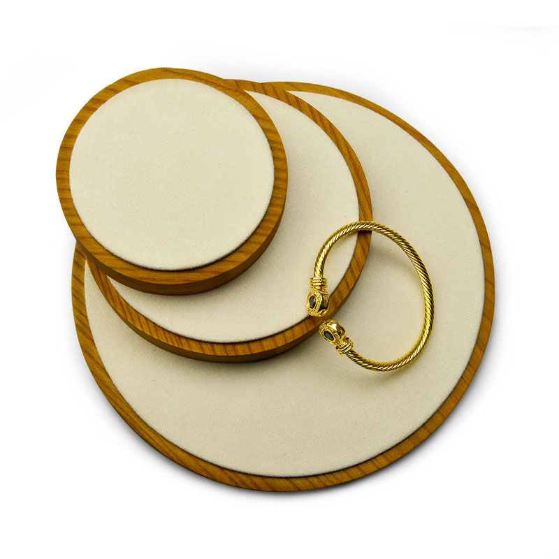 FANXI Factory Jewelry Packaging & Display Solid Wood Ring Necklace Earring Display Stand