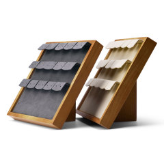 FANXI Wholesale Customized Solid Wood Jewelry Display Stand Fashion Storage Rack Hanging Earring Display Holder