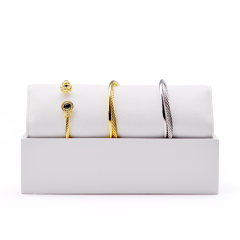 FANXI Factory Jewelry Packaging & Display Solid Wood With Paint Ring Necklace Earring Display Stand