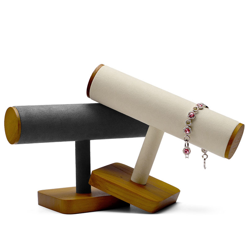 FANXI New high quality solid wood bangle necklace bracelet jewelry display stand