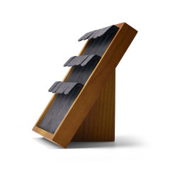 FANXI Wholesale Customized Solid Wood Jewelry Display Stand Fashion Storage Rack Hanging Earring Display Holder