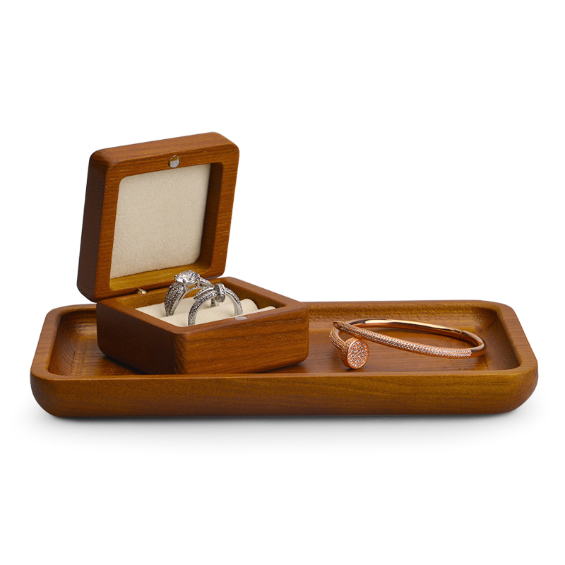 FANXI SM127 High quality wood ring earring bangle display tray
