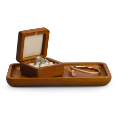 FANXI SM127 High quality wood ring earring bangle display tray