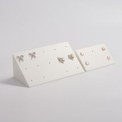 FANXI SMD21121600301 solid wood with white paint earring jewelry display stand