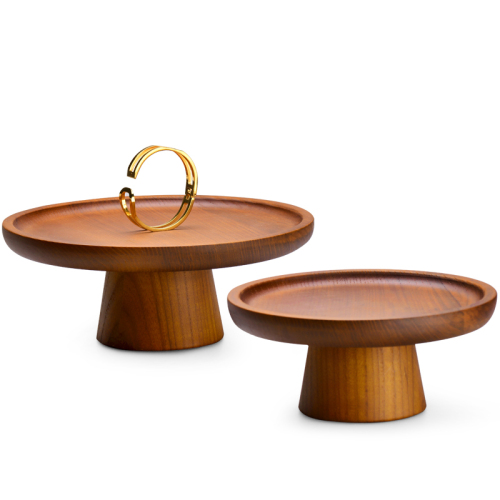 China FANXI SM147 Wholesale Custom New Wooden Jewelry Store Display Mushroom Shape Jewelry Display Stand