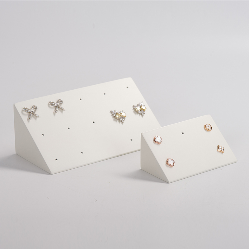 FANXI SMD21121600301 solid wood with white paint earring jewelry display stand