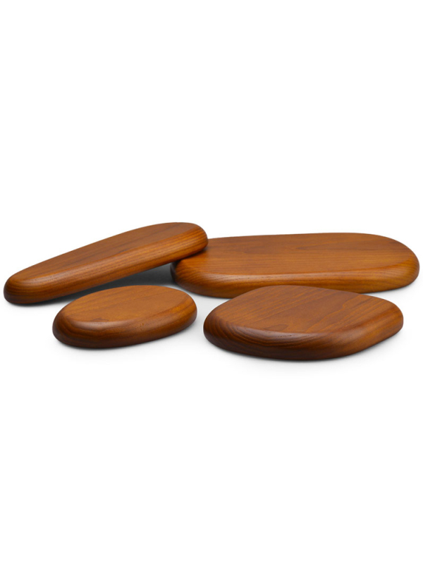 FANXI SM145 new solid wood serving trays ring bangle pearl rosary jewelry display trays natural style trays