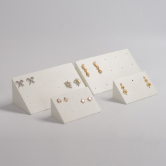FANXI SMD21121600301 solid wood with white paint earring jewelry display stand
