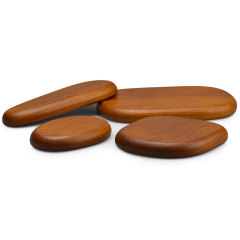 FANXI SM145 new solid wood serving trays ring bangle pearl rosary jewelry display trays natural style trays