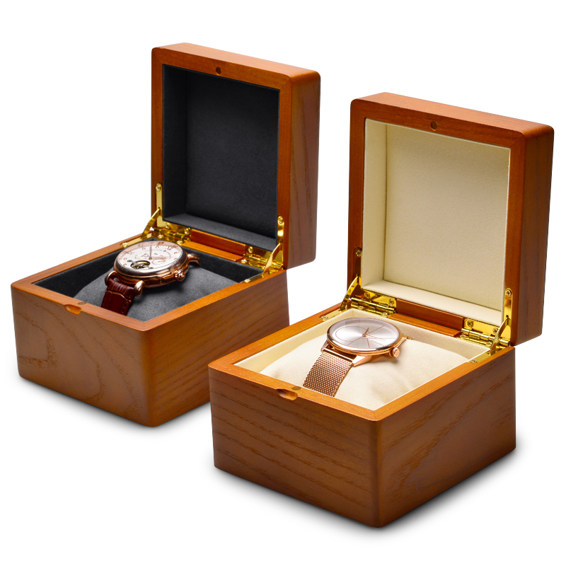 FANXI SM148 Wholesale Custom Solid Wooden Jewelry Box with Transparent Glass Lid Jewelry organizer Jewellery Case
