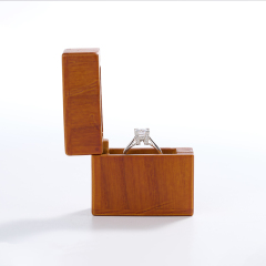 FANXI SM1680222011900603 Wholesale Custom Solid Wooden Jewelry Box with Transparent Glass Lid Jewelry organizer Jewellery Case